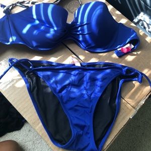 Royal blue Victoria secret bikini